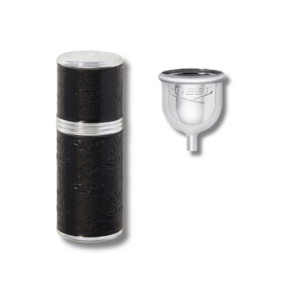 Silver & Black Refillable Perfume Travel Atomiser