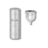 Silver & Silver Refillable Perfume Travel Atomiser